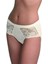 Private Büyük Beden Dantelli Krem Slip 1311 1