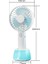 D401 4W USB Şarj Taşınabilir Handhd Ectric Fan Mavi (Yurt Dışından) 3