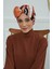 Desenli Dev Fiyonklu Bone,desen 35,B-11YD 2