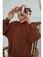 Desenli Dev Fiyonklu Bone,desen 35,B-11YD 4