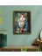 Evcil Dostlara Özel Portre Doğal Masif Ahşap Çerçeveli Tablo 30X40CM-11 1