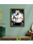 Evcil Dostlara Özel Boksör Tasarımlı Portre Doğal Masif Ahşap Çerçeveli Tablo 30X40CM-4 1