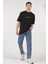 Unisex (Erkek -Kadın) Oversize ( Bol-Salaş ) T-Shirt Renk Siyah Never Give Up 3