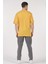 Unisex (Erkek -Kadın) Oversize ( Bol-Salaş ) T-Shirt Renk Hardal Goes Here 3