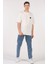 Unisex (Erkek -Kadın) Oversize T-Shirt Ekru (Beyaz) Sevimli Kuru Kafa 1