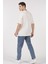 Unisex (Erkek -Kadın) Oversize T-Shirt Ekru (Beyaz) Sevimli Kuru Kafa 4