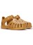 S10271 Tobby Solid Kız/erkek Çocuk Sandalet Ayakkabı Hardal 3