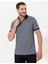 Erkek Lacivert Slim Fit Polo Yaka Tişört 50250208-VR033 1