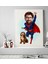 Kişiye Özel Evcil Dost ve Süper Adam Karikatürlü Kanvas Tablo 50X70CM-10 1