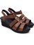 Goldstep 1186 Kadın Lastikli Comfort Feta Topuk Sandalet 3