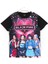 Blackpink K-Pop Grup Dijital Baskı Kız Çocuk Siyah Renk T-Shirt 1