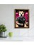 Evcil Dostlara Özel Wrestle Tasarımlı Portre Doğal Masif Ahşap Çerçeveli Tablo 45X65CM-2 3