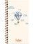 Keskin Color 10X19CM Düz Defter La Plume Balloon Mavi / 417996 1