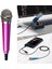 Taşınabilir Mini Vokal Enstrüman Karaoke Mikrofon Hoparlör Makinesi Vokal Kayıt Gül Altın (Yurt Dışından) 2