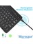 iPad Pro 12.9 Bluetooth Klavye 27 cm (Tr Sticker) + Tablet Standı - AL2754 5