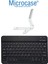 iPad Pro 12.9 2018 Bluetooth Klavye 27 cm (Tr Sticker) + Tablet Standı - AL2754 2