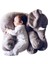 40CM Bebek Peluş Fil Yumuşak Yatıştırıcı Fil Oyun Arkadaşı Sakin Bebek Bebek(Yurt Dışından) 1