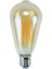 7,5W 220-240V 750LM 2200K E27 ST64 Gold Cam Dimli LED Flamanlı Rustik Ampul 2