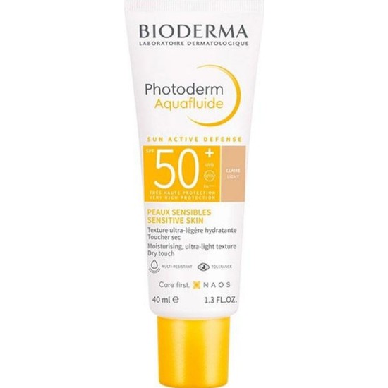 Bioderma Photoderm Aquafluide Karma ve Yağlı Ciltler Için Spf 50 Light Renkli Güneş Kremi 40 ml