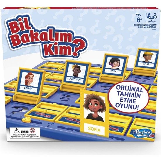 Hasbro C2124 Bil Bakalım Kim? /+6 Yaş Fiyatı - Taksit Seçenekleri