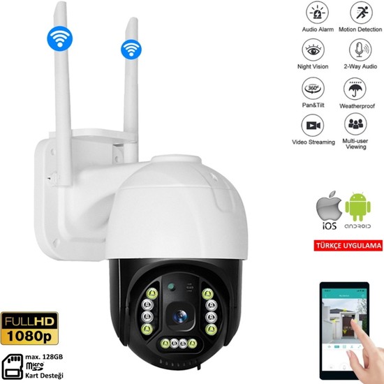 Vivatech 2.0 Mp Ip Smart Wifi Network Dome Güvenlik Kamerası
