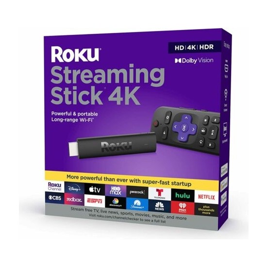 Roku Streaming Stick 4K Media Player Medya Oynatıcı