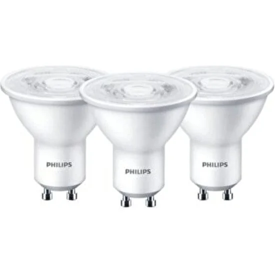 Philips Essential LED Spot 4,7-50W GU10 4000K Gün Işığı 3 Adet