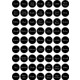 Kutu Ambalaj Baharat Bakliyat Kuruyemiş Kavanoz Etiketi 4 cm 126 Adet Siyah