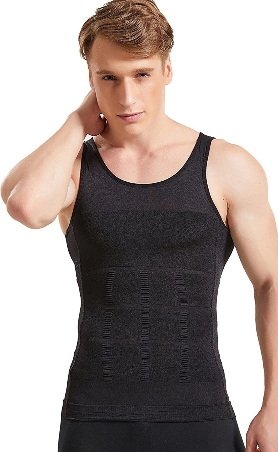 TangModa Erkek Korse Atlet Bel Korsesi Toparlayıcı 2 Li Set Inceltici Korse Atlet görsel 6
