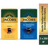 Jacobs Vanilya ve Fındık Aromalı Filtre Kahve Tanışma Paketi 2 x 250 gr