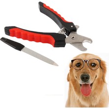 ZHKJ Shop M208 Pet Için Büyük Profesyonel Tırnak Clipper ve Dosya Seti (Yurt Dışından)