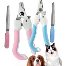 ZHKJ Shop Iki Parçalı Evcil Hayvan Ayak Parmağı Paslanmaz Çelik Kedi ve Köpek Çivi Klipsli Dosya, BoyutS (Pembe) (Yurt Dışından)