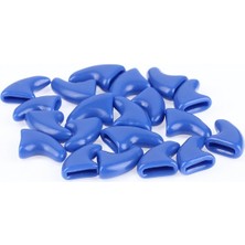 ZHKJ Shop 20 Pc Silikon Yumuşak Kedi Tırnak Kapakları, BoyutXs (Mavi) (Yurt Dışından)