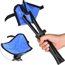 ZHKJ Shop Açık Mekan Taşınabilir Katlanır Kamp Sandalyeleri22 x 22 x 31CM (Mavi) (Yurt Dışından)