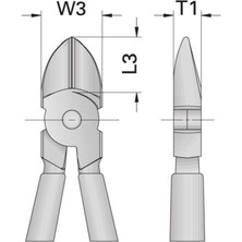 Gedore 8314-140 Jc Yan Keski Isveç Modeli 140 mm