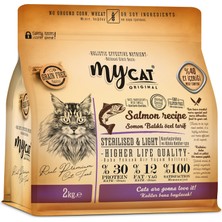 Petsiva Mycat Low Grain Somon Balıklı Sterilised Kedi Maması(2kg)