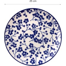 Madame Coco Rêve Bleu Ange Servis Tabağı - Mavi - 25 cm