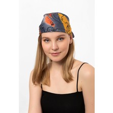Saria Moda Yaprak Desen Fular Bandana