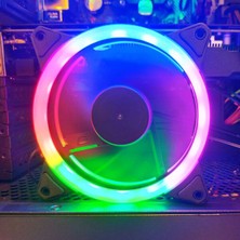 120MM Rainbow Rgb Kasa Fanı 12CM Renkli Gökkuşağı Fanı