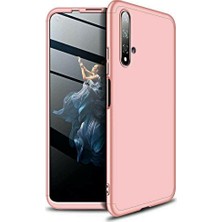 Smody Huawei Nova 5t Kılıf Ays Sert Plastik 360 Tam Korumalı 3 Parçalı