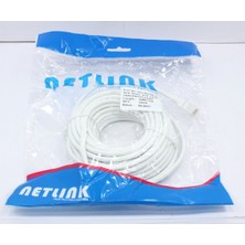 Scspazar Cat6 Patch Cord Kablo 10 Metre Beyaz (Bakır)