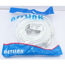 Scspazar Cat6 Patch Cord Kablo 15 Metre Beyaz (Bakır)