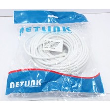 Scspazar Cat6 Patch Cord Kablo 20 Metre Beyaz (Bakır)