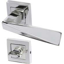 Nobel Penta Nikel Saten  Kare Rozetli Wc