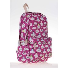 Kaukko Nature Pembe Penguen Ilk ve Ortaokul Sırt Çantası