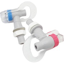 Parmis Telefox Uyumlu Su Sebili Musluğu Sıcak Soğuk Mavi Kırmızı Dıştan Dişli