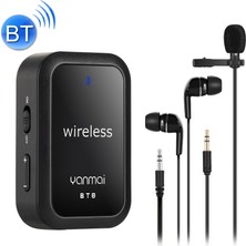 Yanmai Bt8 Bluetooth Wiress Mikrofon Siyah (Yurt Dışından)