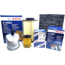 Bosch Volvo C30 1.6 D2 Dizel Filtre Bakım Seti (2011-2012)