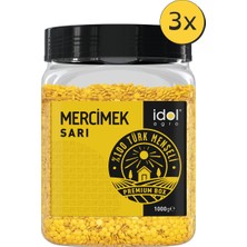 İdolagro Yerli Sarı Mercimek Premium Pet Box 3 x 1 kg