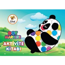 Lino Dot Markers 3 Renk Yıkanabilir +Aktivite Boyama Kitabı Seti